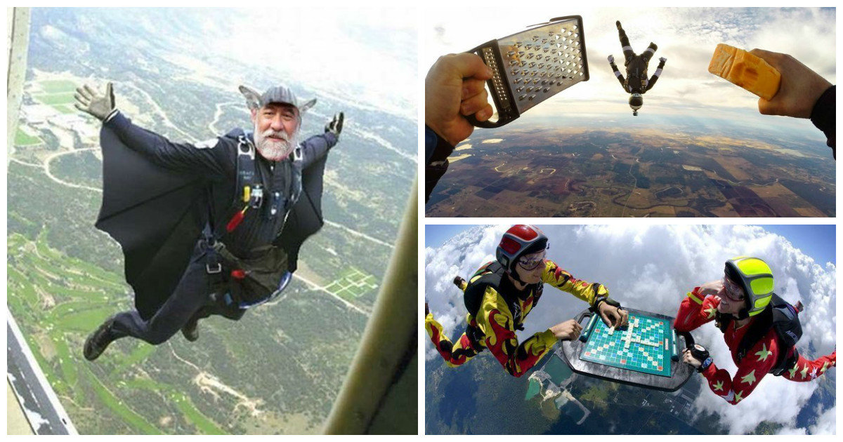 Funny skydiving slogans