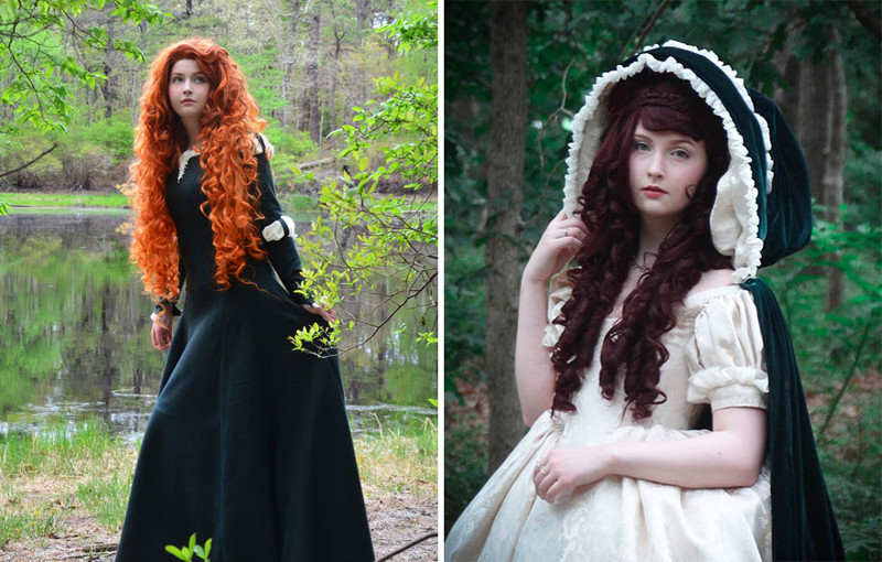 Эта 18-летняя девушка шьет нереальные платья, которым место в сказочных мультфильмах