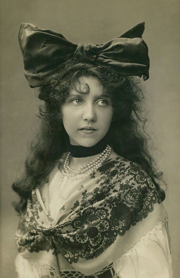 Прекрасная красота женщин прошлого 1900-1910 годов
