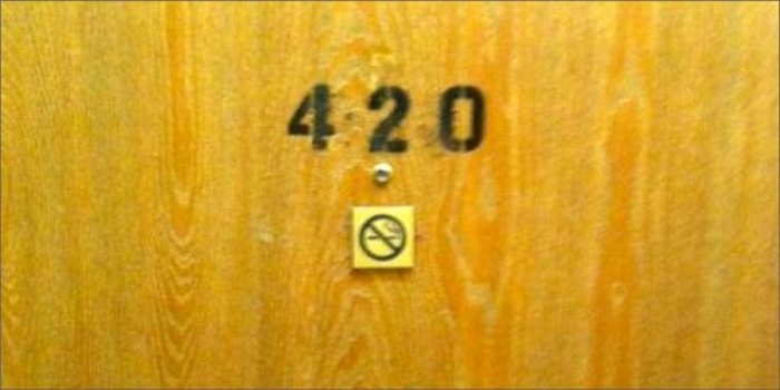 Как вы думаете, почему во многих гостиницах нет комнаты с номером 420?