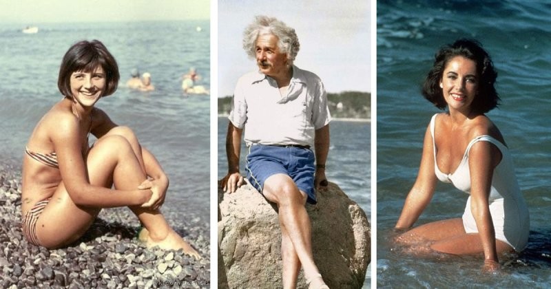 Пляжные фото знаменитостей тогда и сейчас!