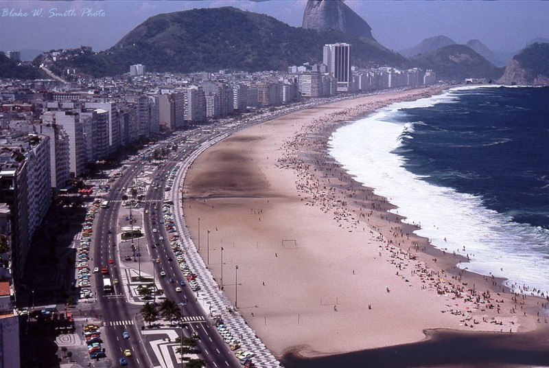 Пляж, лето, Бразилия фото прошлого