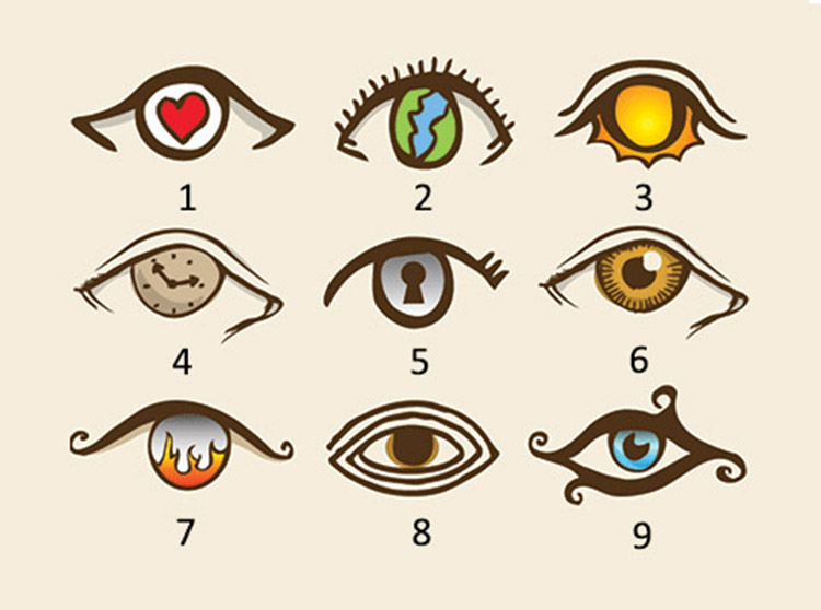 Тест: Выбери глаз и загляни в глубины своего характера.