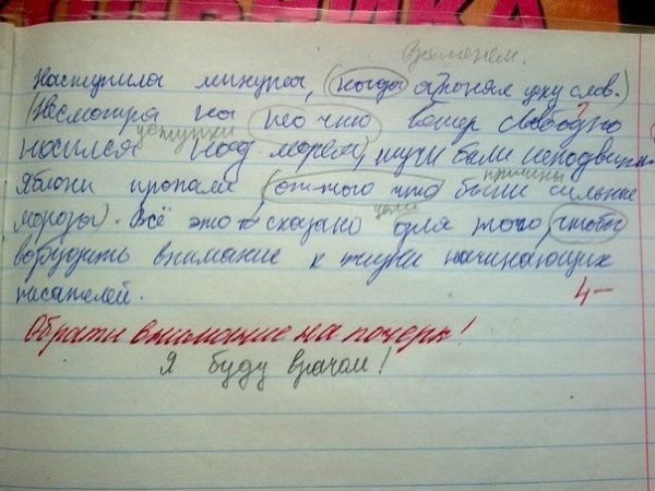 Даже не имея понятия о правильном ответе, эти дети найдут, что написать...