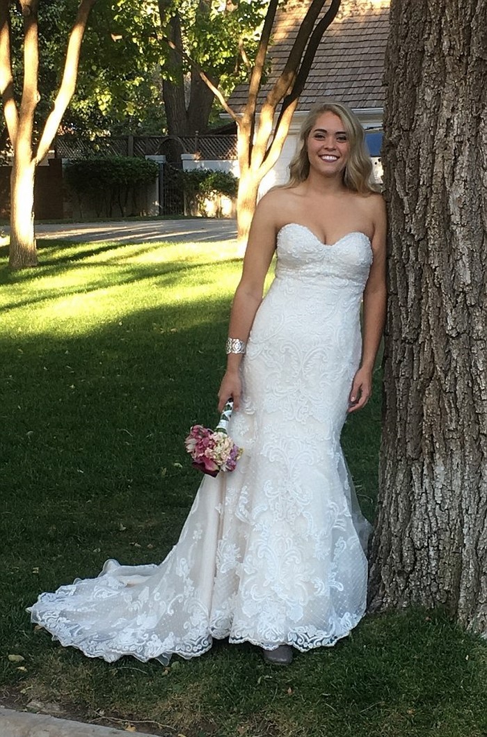 За год невеста сбросила 50 килограммов ради свадьбы. Увидев ее в подвенечном платье, гости ахнули!