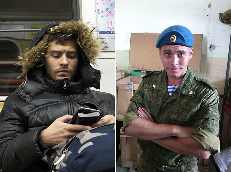 Российский фотограф опознал своих соседей в метро по страницам в соцсетях!