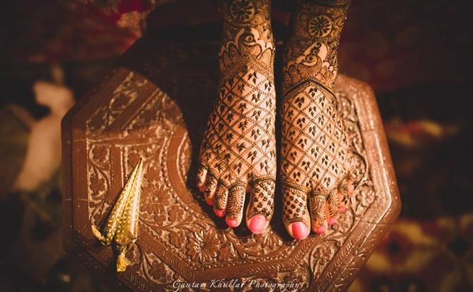 Эти свадебные татуировки индийских девушек - настоящие произведения искусства!