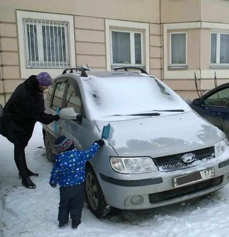 С папой весело, но кто сказал, что с мамой грустно?