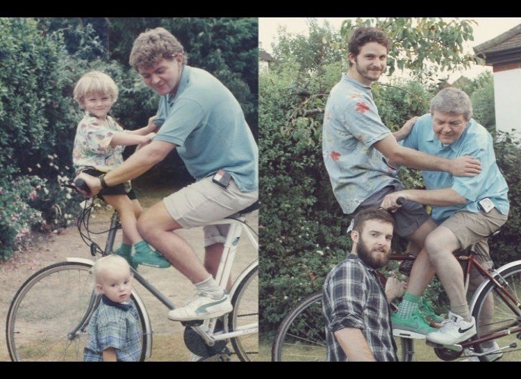 Семейные фото, которые получилось удачно повторить спустя много лет