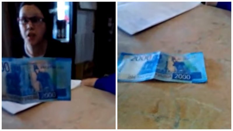 "Я не буду брать эти деньги!!!" Официантка наотрез отказалась принимать 2000-рублевую купюру