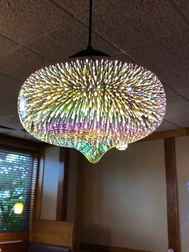 Лампа в ресторане