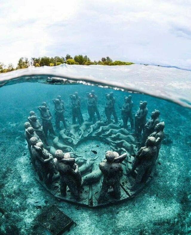 Древний подводный мир, остров Гили Траванган, Индонезия