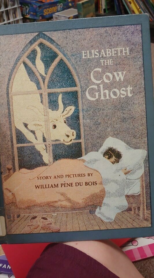 Детские книжки такие милые. Про призрак коровы - мило же