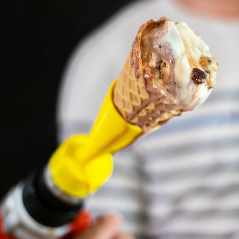 Коническая насадка для дрели для поедания мороженого в рожке RightRound Cone™️