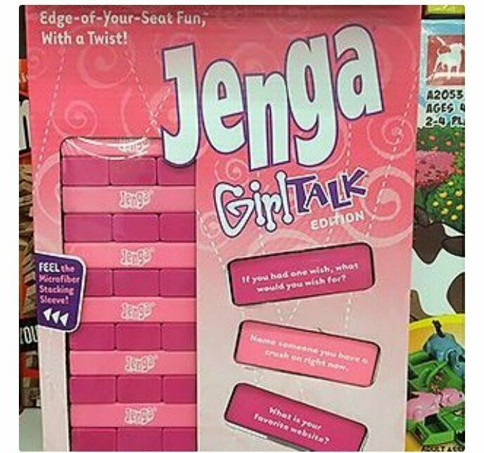 "Дженга" для девочек - то же самое, но розовое