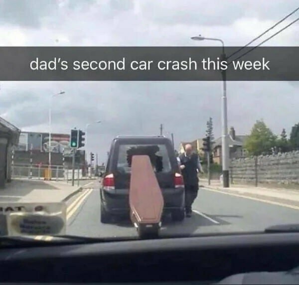 "Это вторая авария моего отца за неделю"