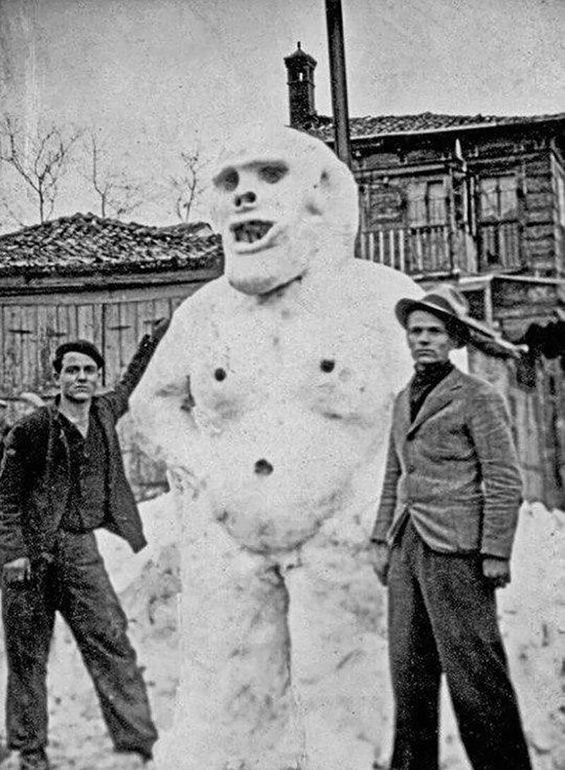 Снеговик в Стамбуле, 1929 год