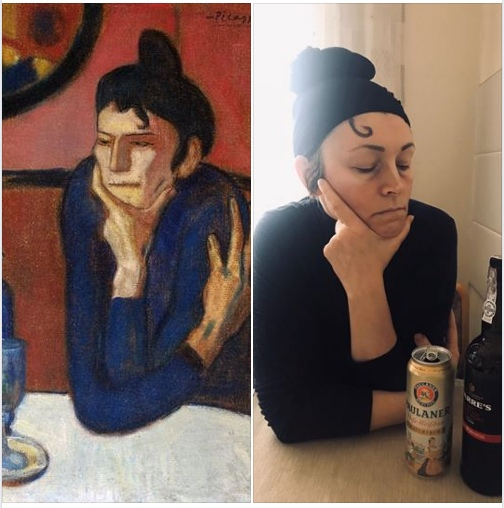 "Любительница абсента", Пабло Пикассо, 1901 г.