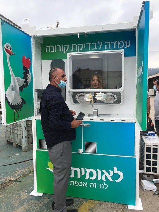 Израиль: сдать тест на коварный коронавирус можно прямо на улице