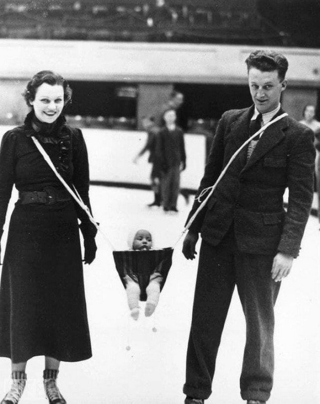 Катание на коньках в 1930-е