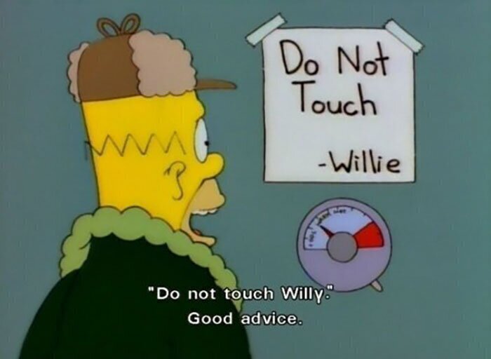 "Не трогать - Вилли"