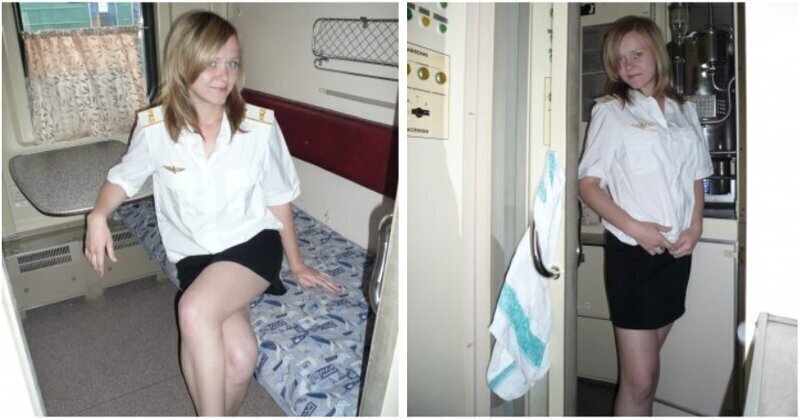 Очаровательные "стюардессы" российских железных дорог