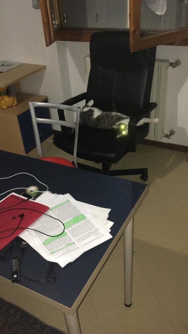 Он занял моё кресло