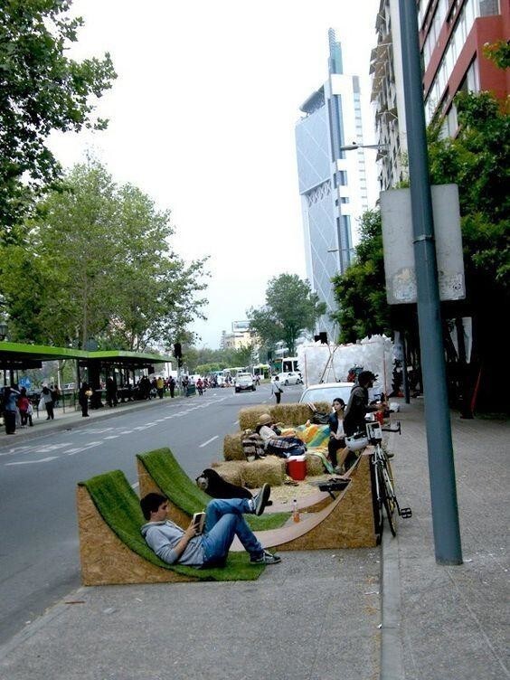 Наставьте таких скамеек в каждом городе! 