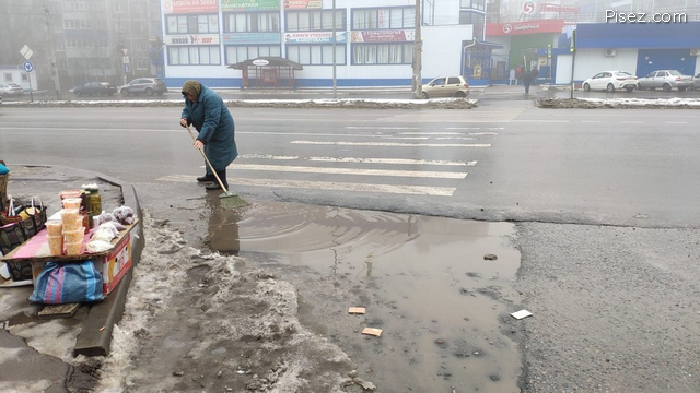 Борьба с лужами в Чехии