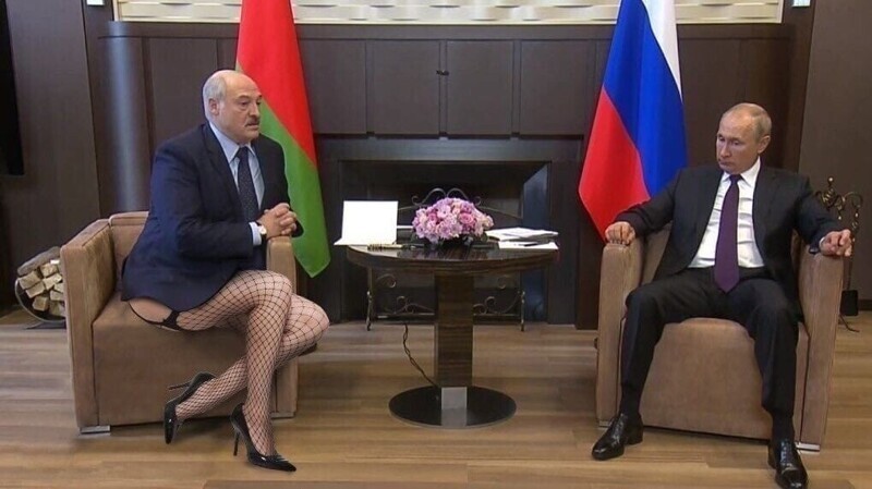 Соцсети на тему встречи Путина с Лукашенко