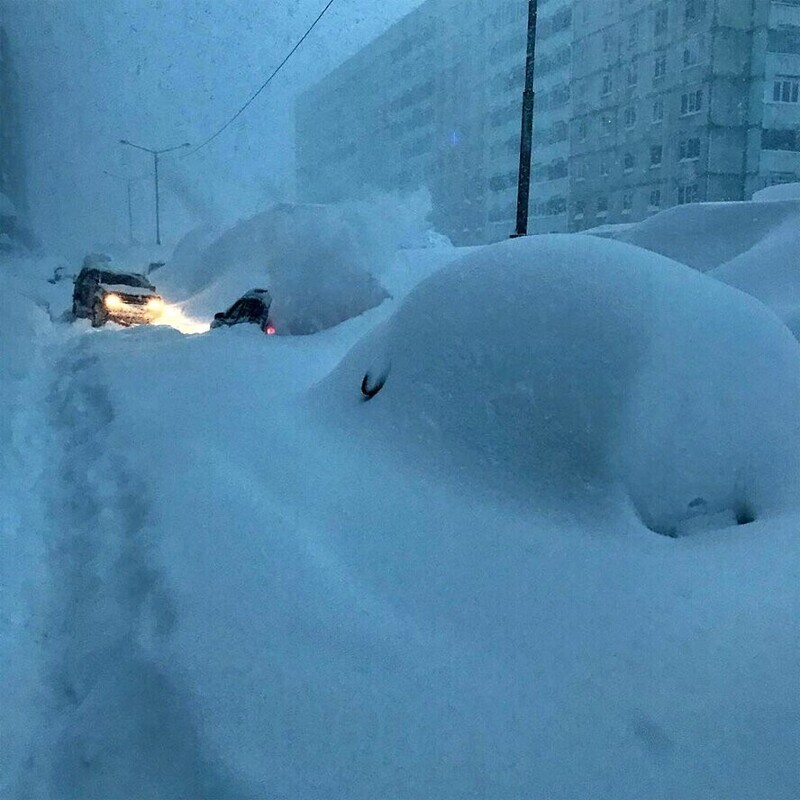 Горшочек, не вари: Норильск в снегу