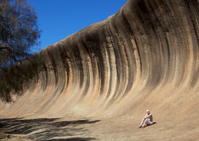 Скала "Волна" (Wave Rock), Хайден, Западная Австралия