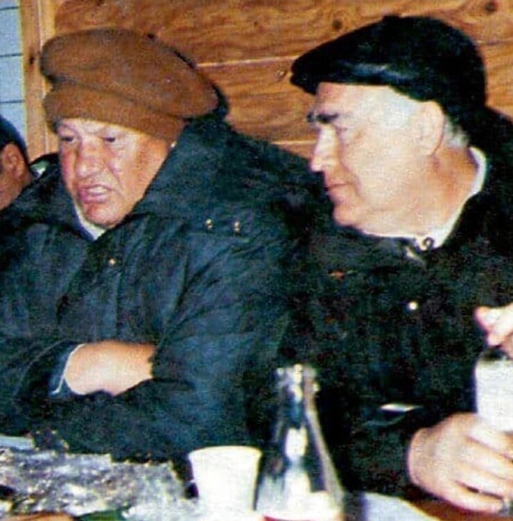 Борис Ельцин и Виктор Черномырдин. Середина 90-х