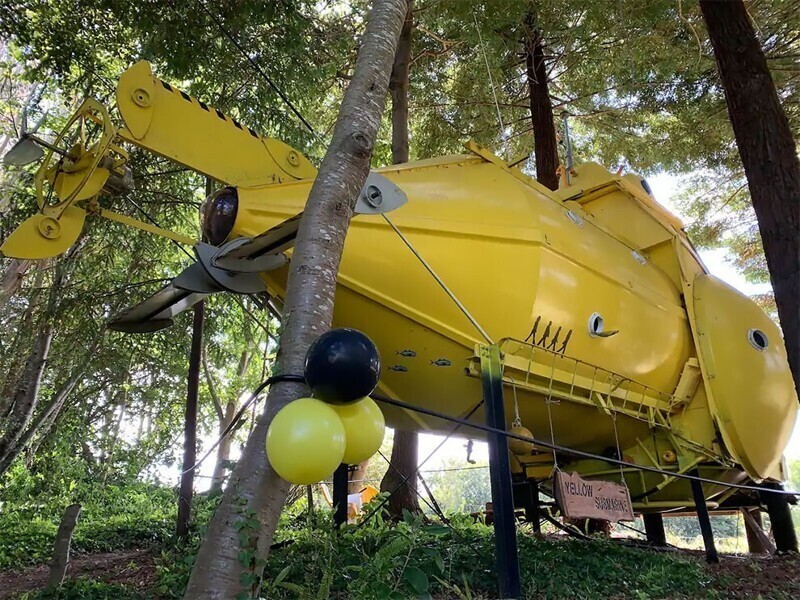 В новозеландском лесу выросла собственная Yellow Submarine