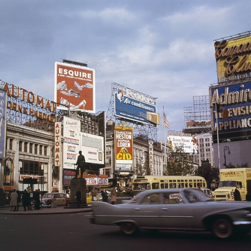 Таймс-сквер и Бродвей в 1960-е