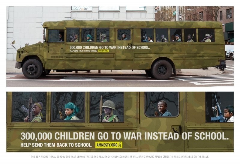 300 000 детей идут вместо школы на войну