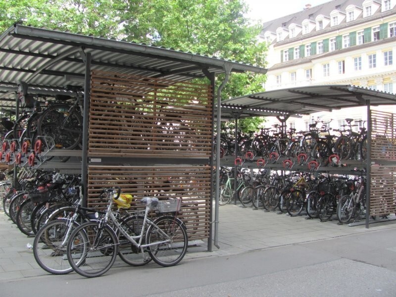 Многоуровневая велопарковка, Мюнхен