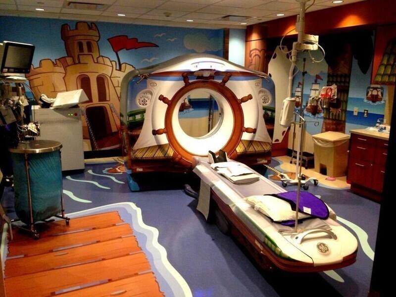 Кабинет компьютерной томографии в детской больнице, Нью-Йорк