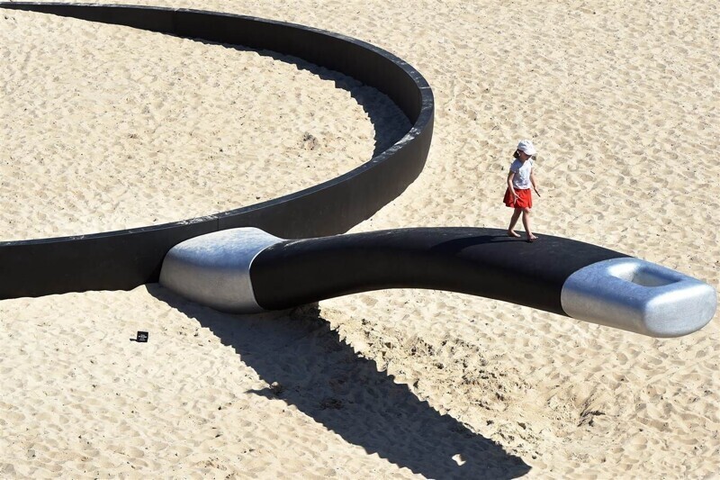 Пляжная скульптура "Сковорода", Сидней, Австралия