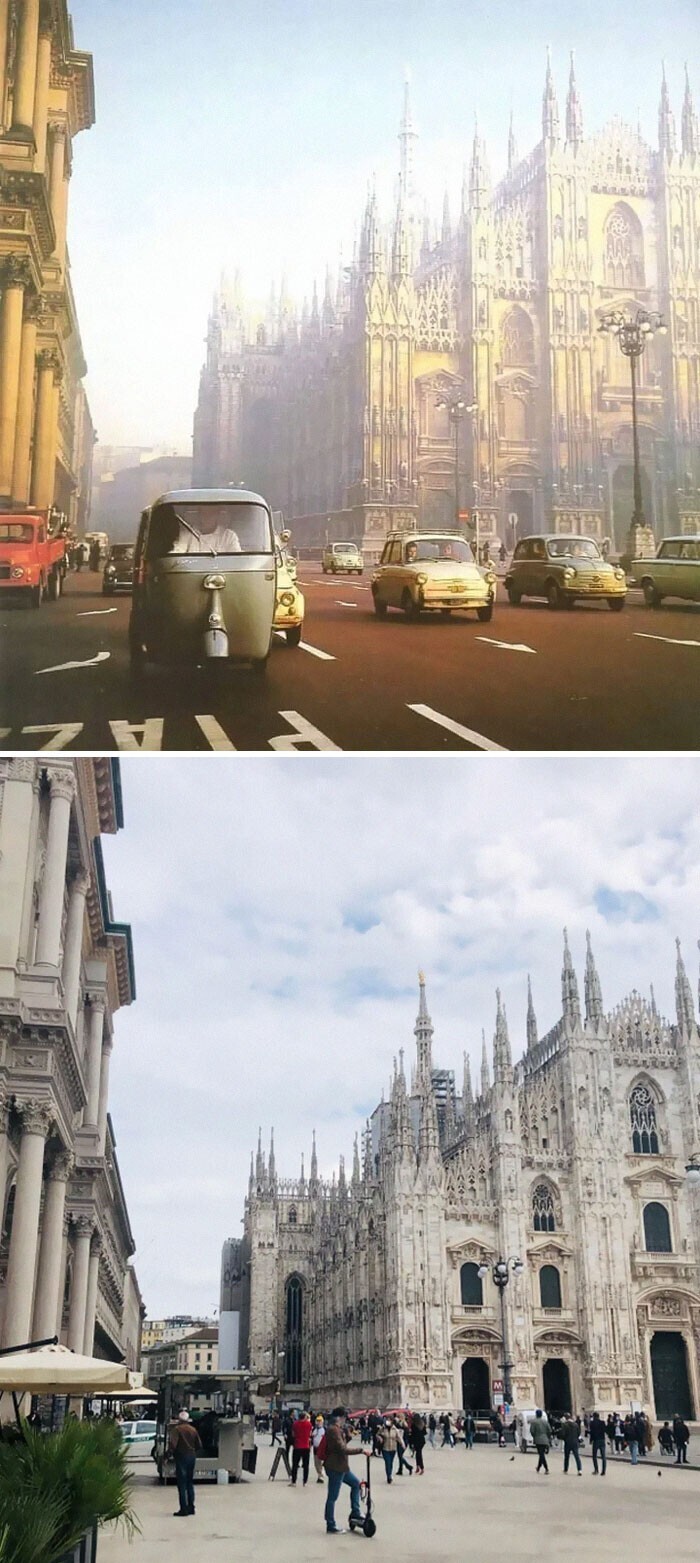 Милан, Италия, 1950 и 2021