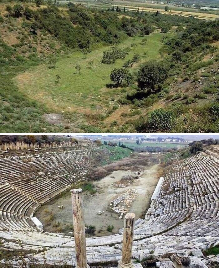 Древняя Греция до и после раскопок