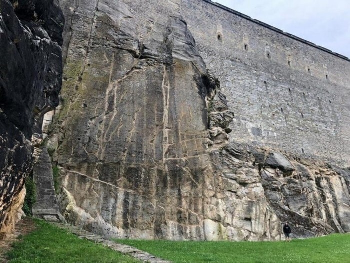 Крепостная стена Кёнигштайна