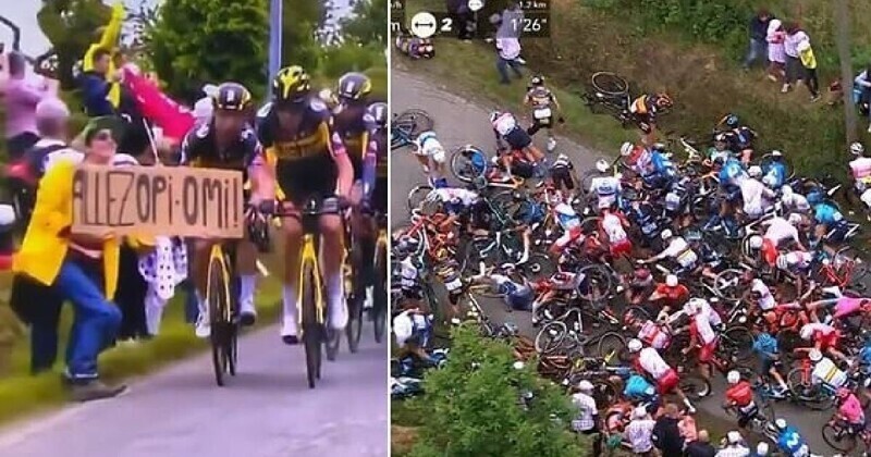 Бестолковая болельщица, сорвавшая Тур де Франс, попала под суд