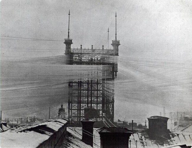 21. Телефонная башня в Стокгольме, 5000 линий, 1890 год