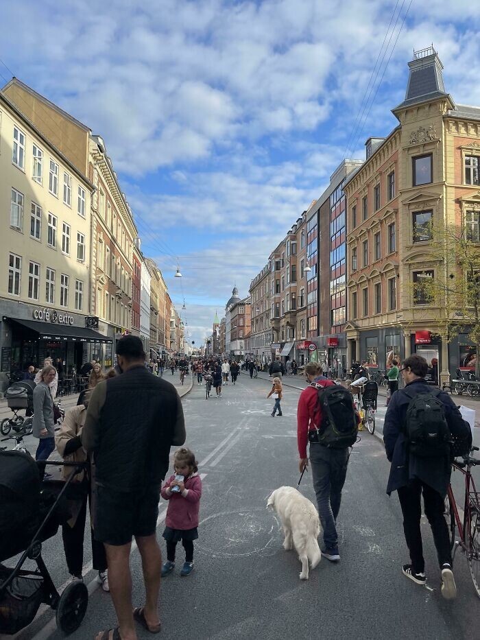 6. День без автомобилей в Копенгагене