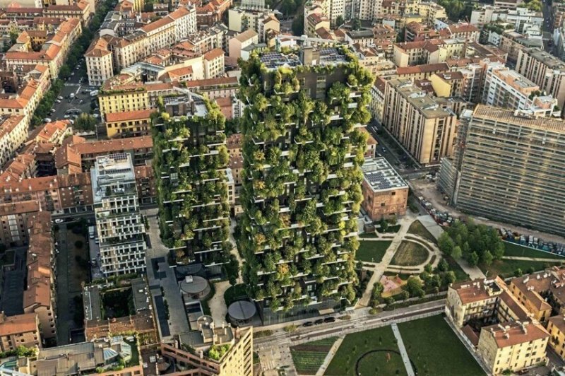 Вертикальный лес в Милане