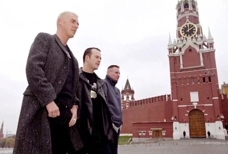 Группа "Scooter" на Красной площади. 2000 год