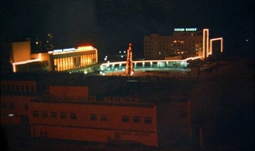 Новогодняя ёлка в Припяти в декабре 85-го