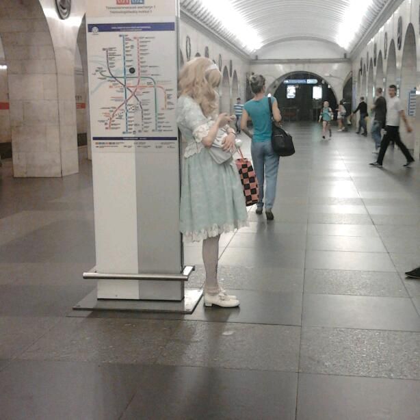 Удивительные модники, которых можно встретить в метро!