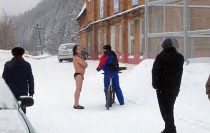 Осторожно! Русская зима! Или как русские скучают по курортам!